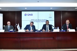 بنك QNB يوقع بروتوكول تعاون مع شركة الحجاز جاردنز للاستثمار العقاري لتسهيل التمويل العقاري لعملائه